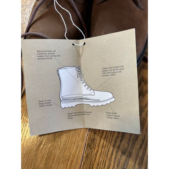 New! Rockport Waterproof Nubuck Leather Bracken Boot Brown Women’s Sz 8 W56701 - Picture 3 of 10